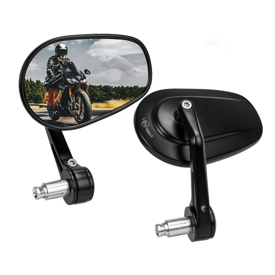 Motorrad Lenkerendenspiegel O1 PHB-MOTO mit E-Prüfzeichen Rückspiegel Paar