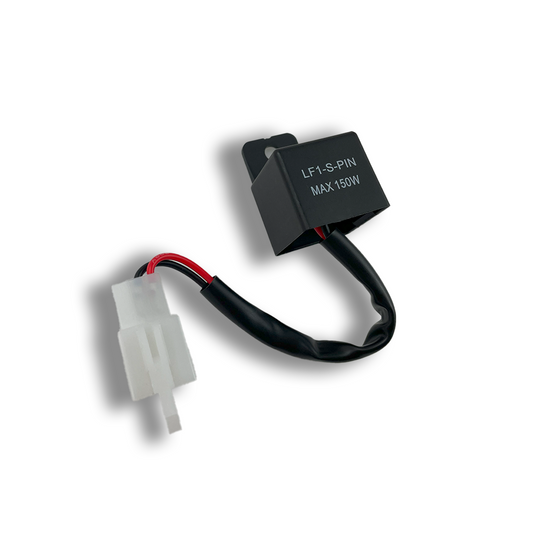 12V Motorrad LED Blinker Relais Stecker 2 polig PHB-MOTO Lastunabhängig Blinkergeber