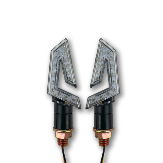 LED Blinker Motorrad PHB-MOTO Lightning Blinker mit E-Prüfzeichen 2 Stück