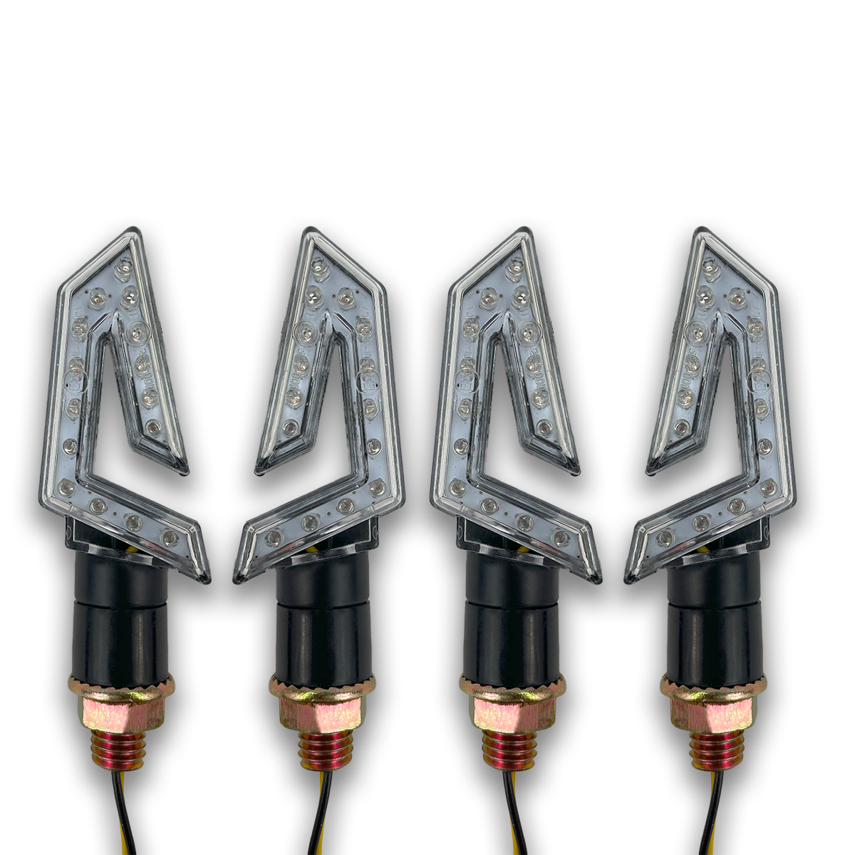 LED Blinker Motorrad PHB-MOTO Lightning Blinker mit E-Prüfzeichen 