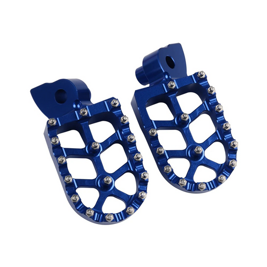 MX Fußrasten für Yamaha YZ/F 65/85/125/250/450 WR/F 250/450 PHB-MOTO blau