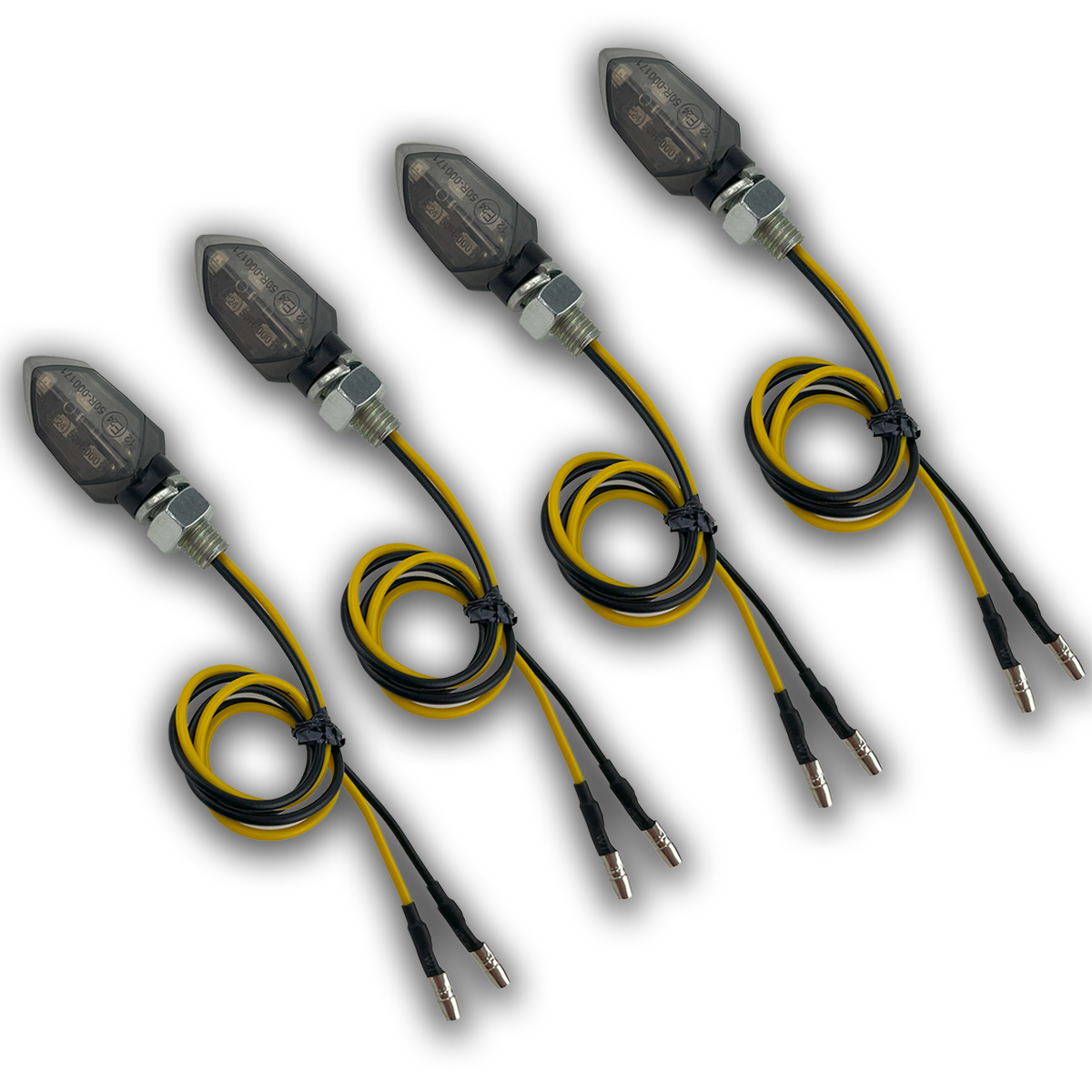 ZYTC Motorrad Blinker Linsen 4pcs Rauch - Für Harley 1986-2015