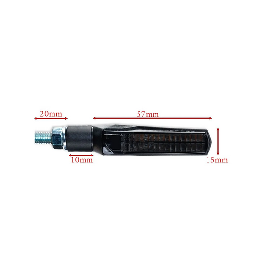 LED Blinker Motorrad PHB-MOTO und E-Prüfzeichen Blinker + Tagfahrlicht V1