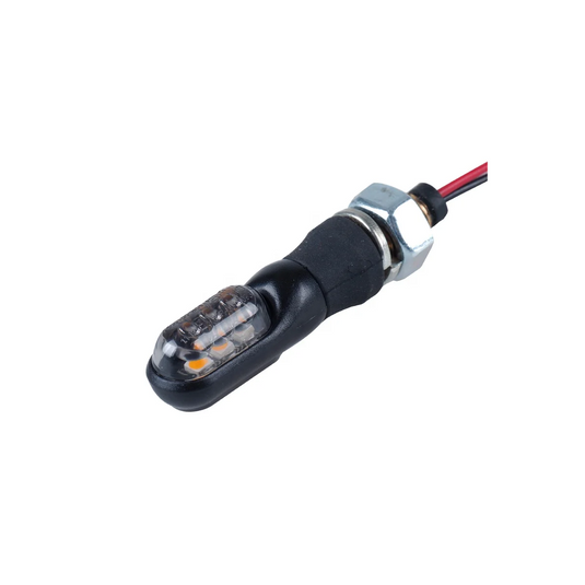 Mini LED Blinker Motorrad PHB-MOTO Blinker shorty mit E-Prüfzeichen 2 Stück