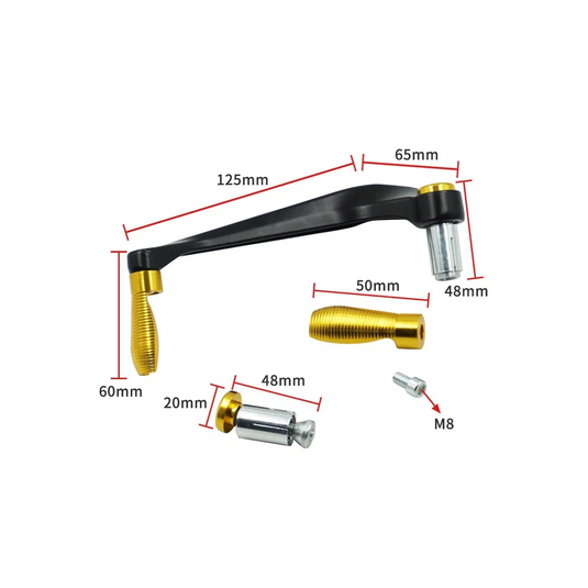 Motorrad Hebelschützer V2 PHB-Moto Bremshebel Kupplungshebel Hebelschutz