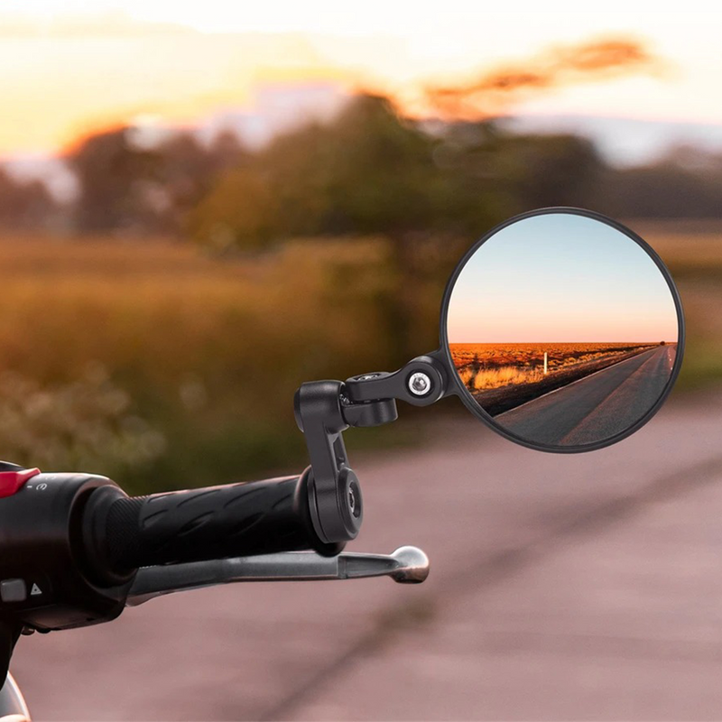 Chargez l&#39;image dans la visionneuse de la galerie, Rétroviseur d&#39;extrémité de guidon de moto R2 PHB-MOTO avec paire de rétroviseurs E-mark
