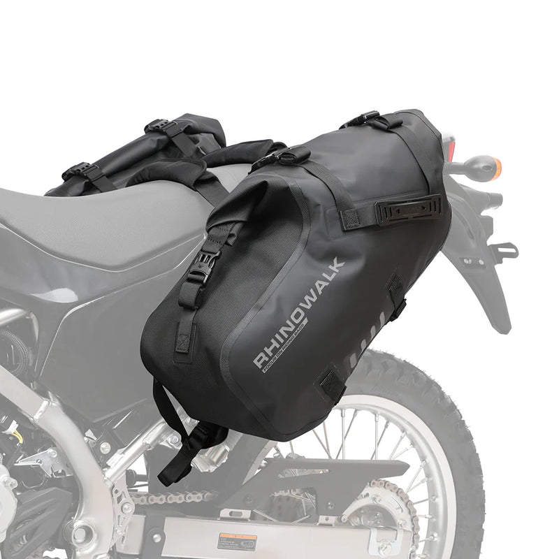 Laad de afbeelding in de galerijviewer, Rhinowalk Motorrad Satteltasche 28L (14L*2) Wasserdicht Motor Seitentasche Gepäcktasche Hecktasche Hinterradtasche
